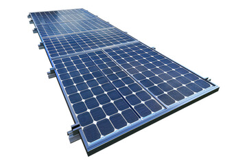 Solar panel isolated on white background