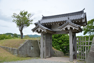 北海道　松前城　門の外観
