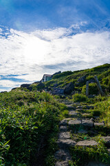 Obraz premium 夏空の鳥海山