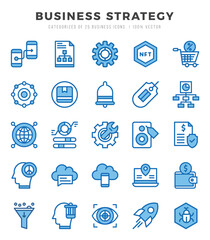 Business Strategy Icon Bundle 25 Icons for Websites and Apps