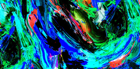 Digital multicolors painting colorful Abstract art Background with Splashes and Texture Pattern design © v.stock