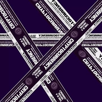 Typographic Art for Cryptocurrency Concepts
