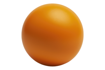 Table tennis ball isolated on white background