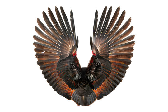 recommend clip art: Wild turkey bird wings isolated on transparent background