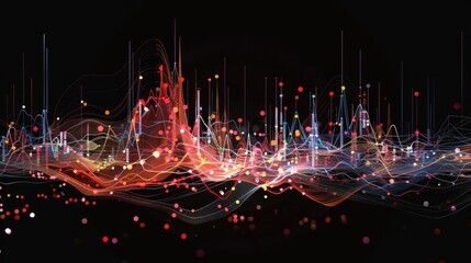 Captivating Data Visualization Depicting the Rhythms and Complexities of the Market