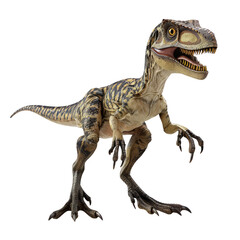 Obraz premium 3d Utahraptor, a larger relative of Velociraptor isolated on the white background