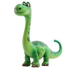 Naklejka premium 3d Dinosaur toy isolated on the white background