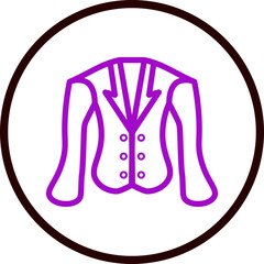 Blazer Line Purple Circle Black