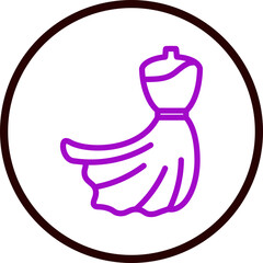 Boutique Line Purple Circle Black