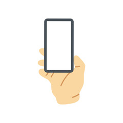 Hand with Phone Illustration