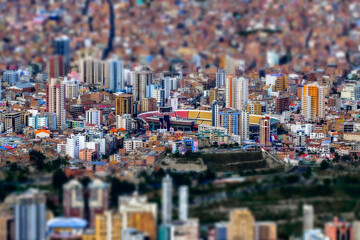 Hernando Siles Stadium of La Paz Bolivia