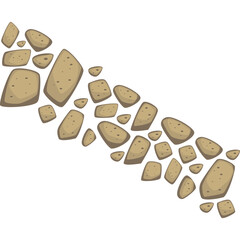 Pathway Stone Paving Pattern