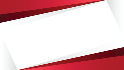 Modern red curve background vector illustration. Red abstract background with curve and copy space for design.