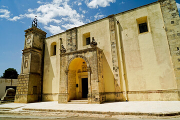 La chiesa barocca di Giuggianello, Lecce,Puglia,Italia