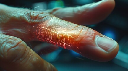 hand holding a coral