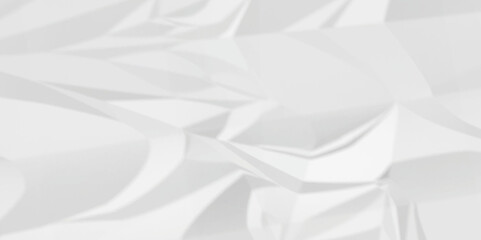 white crumpled paper background texture pattern overlay. wrinkled high resolution arts craft and Seamless white crumpled paper.