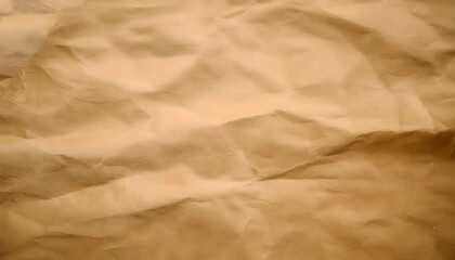 Old Brown paper background with folds texture Rough and  abstract crumpled and creased recycled wrinkled brown paper texture background 