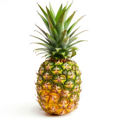 Fototapeta premium fresh pineapple isolated on white background