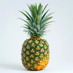 Fototapeta premium fresh pineapple isolated on white background