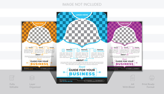  creative business flyer design.