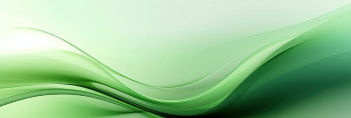 Abstract Green Wave Design