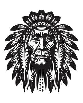 Native American Old Man