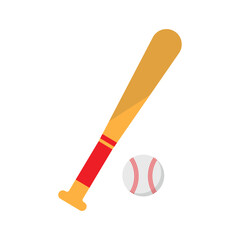 Baseball Flat Illustration