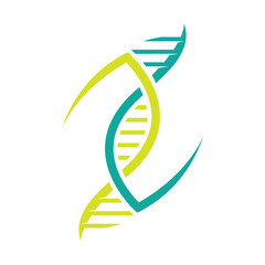 DNA logo template vector icon design