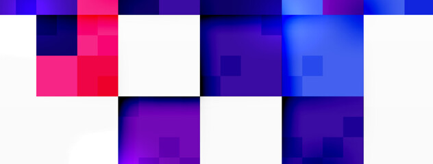 Dynamic colorful squares background. Vector Illustration For Wallpaper, Banner, Background, Card, Book Illustration, landing page