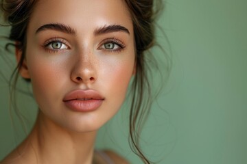 Obraz premium Young woman posing gracefully