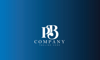 PB logo, Business logo, Gaming logo, Clothing logo, Letter logo