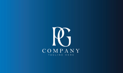 PG logo, Business logo, Gaming logo, Clothing logo, Letter logo
