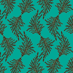 seamless pattern with branches