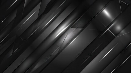 Abstract Black and White Geometric Design