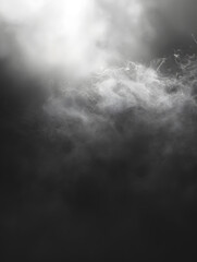 Abstract white smoke or steam swirls