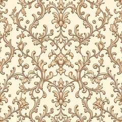 seamless damask pattern