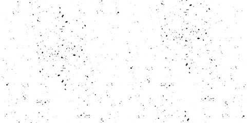 Abstract vector noise. Small particles of debris and dust. Distressed uneven background. Distressed black texture. Dark grainy texture on white background. 