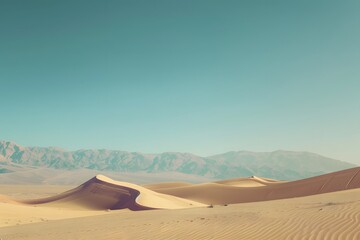 Find inspiration in the stark simplicity of desert landscapes., clean background, Photo stock style, clean background, no copyrighted logo, no letters