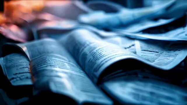 Abstract newspaper information wallpaper background