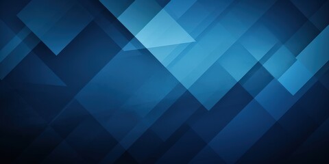 Obraz premium Abstract Geometric Blue Background