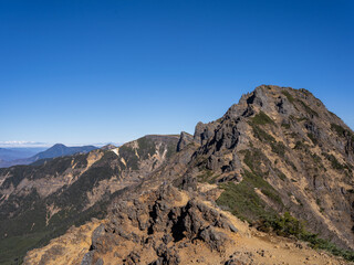 晩秋の赤岳