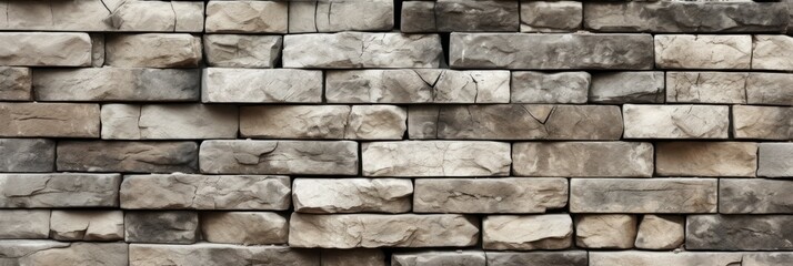 Brick Material Structure Background - Generative AI