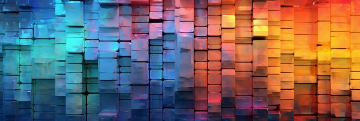 Brick Material Structure Background - Generative AI