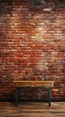 Brick Material Structure Background - Generative AI