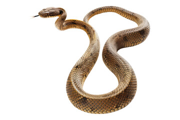 Obraz premium Snake isolated on transparent background