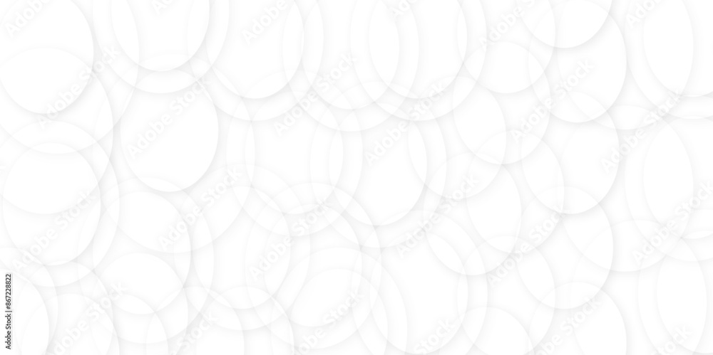 Poster abstract modern circle shape patterns background. gray paper shape design. abstract technology and g