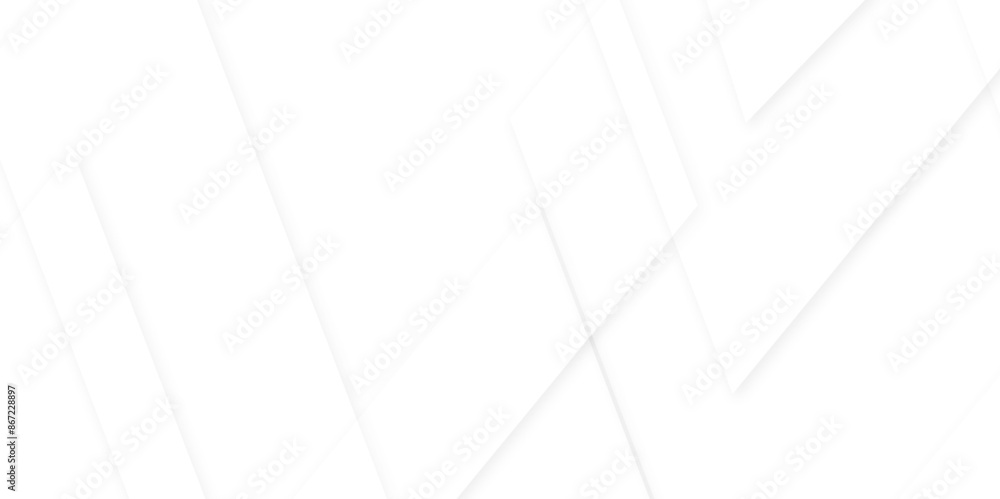 Poster abstract modern white and gray geometric lines vector background. squares in bright light with soft 