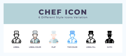 Chef symbol. logo. icon vector illustration.