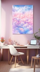 Gradient Material Structure Background - Generative AI