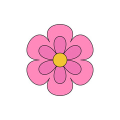 Cute flower Sticker